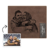 Men's Bifold Custom Photo Wallet Brown Presents For New Dads For Dad - firstfathersdaygifts
