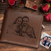 Custom Photo Wallet With Engraving For Men
