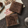 Gift for Him To My Man Love Personalized Photo Wallet Leather Wallet Engraved Wallet Boyfriend Husband