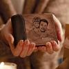 Custom Photo Engraved Wallet  Shadow Leather Simple Gifts - CustomPhotoWallet