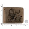 Men's Custom Photo Engraved Wallet Brown Leather Father's Day Gifts For First Time Dads For Him - firstfathersdaygifts