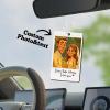 Custom Funny Caricature Portrait Air Freshener, Cute Car Accessories, Photo Freshener, Gift for Husband Wife Family Friend