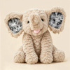 Custom Photo Elephant Plush – Personalized Ear Picture Elephant Gift for Couples Anniversary Gifts