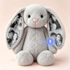 Personalized Voice Recording Bunny Plush – Custom Photo Hidden Ear Rabbit, Recordable Message Stuffed Animal, Unique Anniversary Gift for Couples