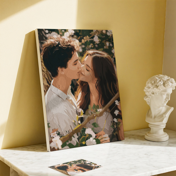 Custom Paint by Numbers Kit Personalized DIY Painting Set Turn Your Photo into Personalized Artwork