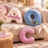 Personalized Letter Pillow Custom Name Initial Alphabet Throw Pillow Birthday Gift for Kids Home Decor Gift Housewarming Gift - Photowatch