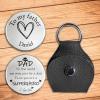To My Father To Us You Are A Superhero Heart And Stars - Personalized Custom Pocket Hug