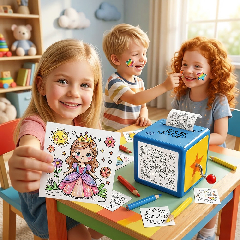Custom Water Transfer Tattoo Printer Portable Temporary Tattoo Maker Machine for Kids Adults Parties Festivals & DIY Art