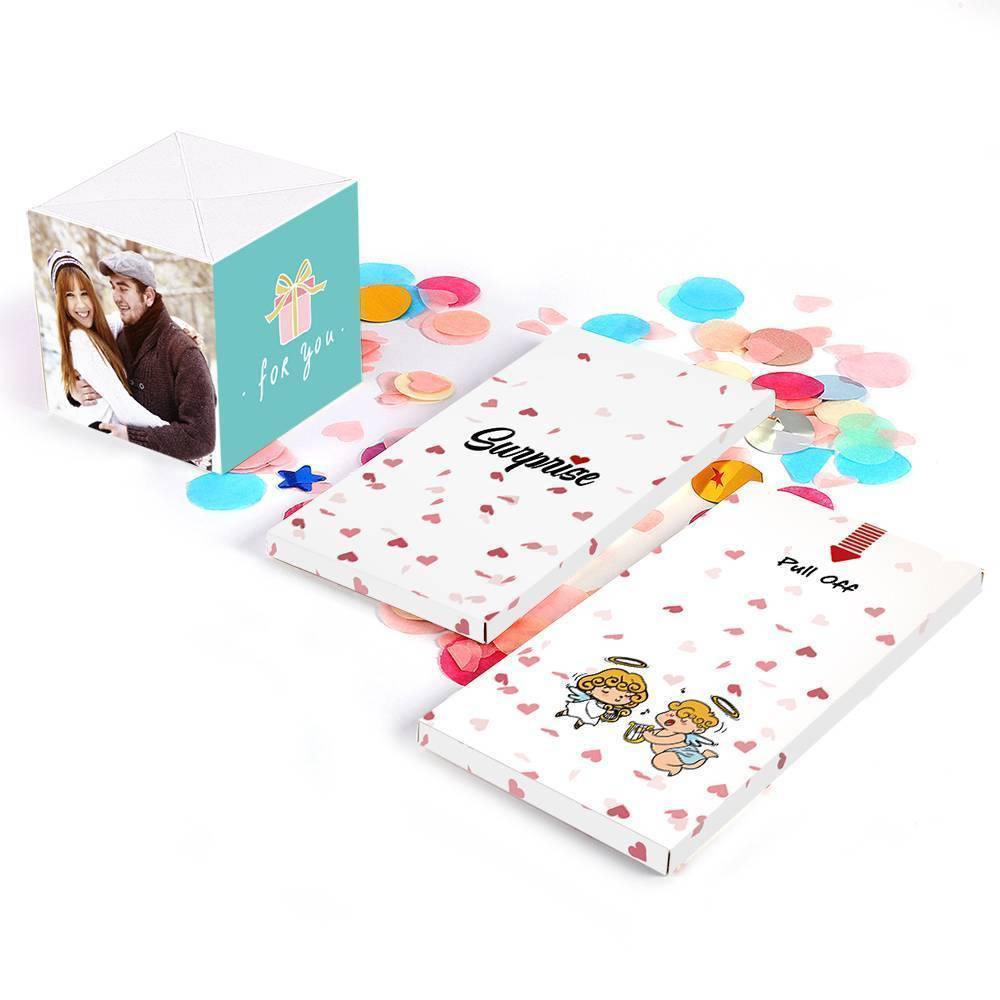 Surprise Box Photo Surprise Explosion Bounce Box DIY Always Love You - soufeelus