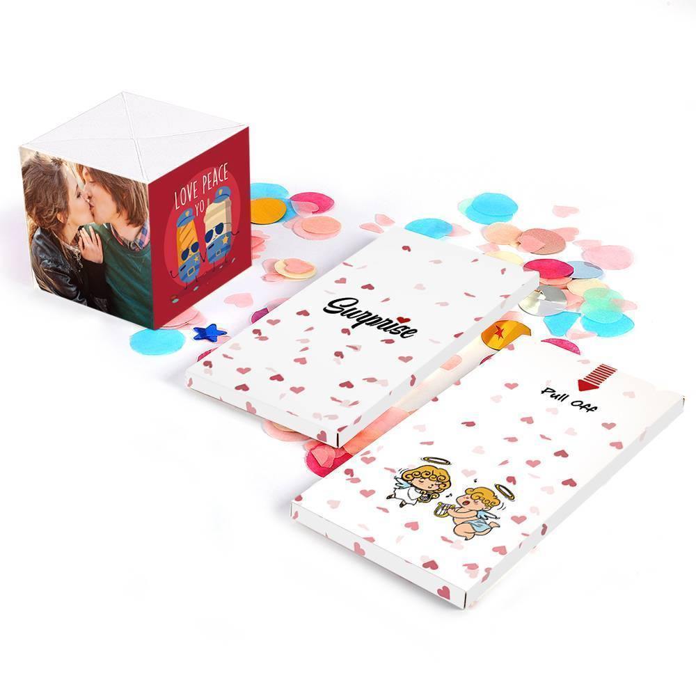 Surprise Box Custom Photo Surprise Explosion Bounce Box DIY Best Friends Forever - soufeelus