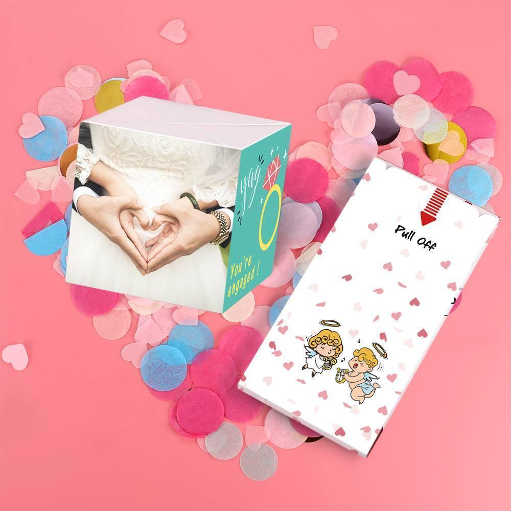 Surprise Box Custom Photo Surprise Explosion Bounce Box DIY - Love Forever Surprise Box - soufeelus