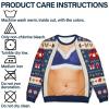 Funny Christmas Gift For Couples - Personalized Naughty Matching Unisex Ugly Sweater