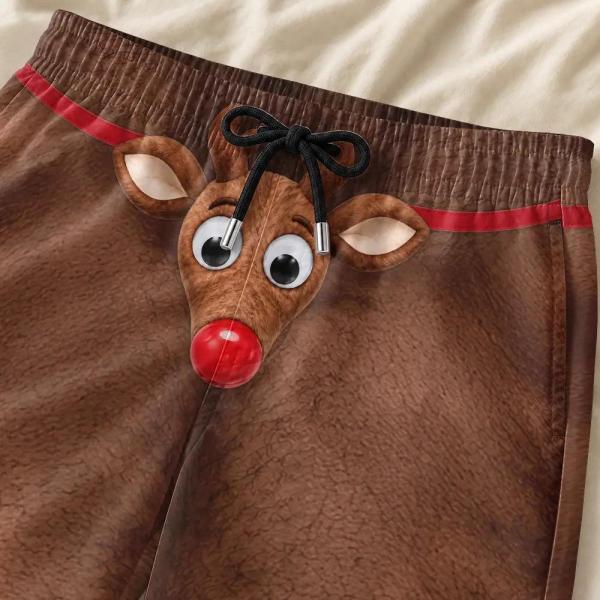 Funny Elephant Thongs Reindeer Briefs For Husband Boyfriend - Personalized Casual Shorts