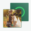 Custom Music Fridge Magnet Album Fridge Magnet with Colorful Frame Wedding Gifts -