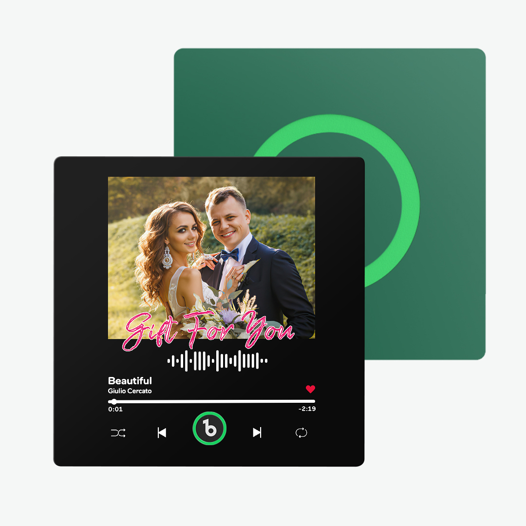 New 4.0 Upgrade Custom Music Fridge Magnet Colorful Frame Album Fridge Magnet Can Play Songs Gift for Couple