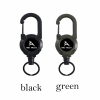 3 In 1 new multifunctional Retractable Pull Reel Carabiner Keychain, Strong Steel Wire Rope Buckle,Outdoor Sport Keychain Tool keychain accessories - Photowatch