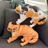 Cheeky Cat Plush Cushion – Side-Eye Cat Throw Pillow for Sofa, Bed & Cozy Rooms