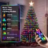 DIY Animated LED Curtain Lights with Custom Patterns for Christmas Tree and Window Decor