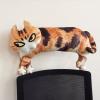 Cheeky Cat Plush Cushion – Side-Eye Cat Throw Pillow for Sofa, Bed & Cozy Rooms