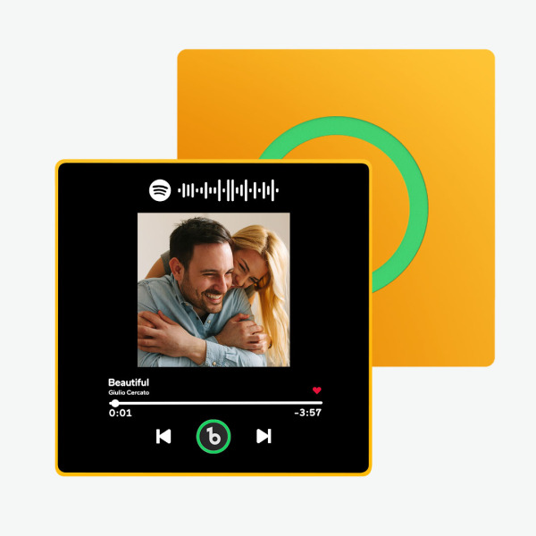 Spotify Fridge Magnet New 4.0 Upgrade Custom Music Fridge Magnet Colorful Frame Album Fridge Magnet Can Play Songs Gift for Couple
