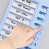 Custom Name Dry-erase Daily Routine Chart Gifts for Children - photowatch