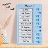 Custom Name Dry-erase Daily Routine Chart Gifts for Children - photowatch