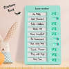 Custom Name Dry-erase Daily Routine Chart Gifts for Children - photowatch