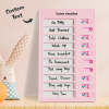 Custom Name Dry-erase Daily Routine Chart Gifts for Children - photowatch