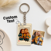 Personalized Cartoon Figure Keychain Custom Wedding Anniversary Birthday Festival Gift