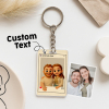 Personalized Cartoon Figure Keychain Custom Wedding Anniversary Birthday Festival Gift