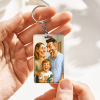 Custom Funny Caricature Portrait Keychain Transform Your Photo into Hilarious Art Gift