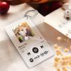 Custom Keychain Spotify Code Music Plaque Keychain (2.1in x 3.4in) For Lover - photowatch