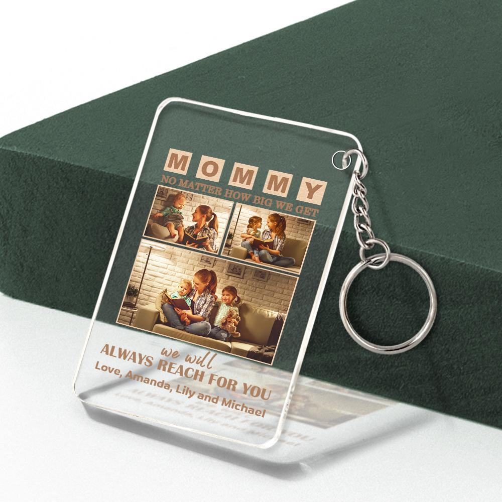 Mother's Day Gift Custom Photo Keychian/Plaque/Night Light For Mom - photowatch