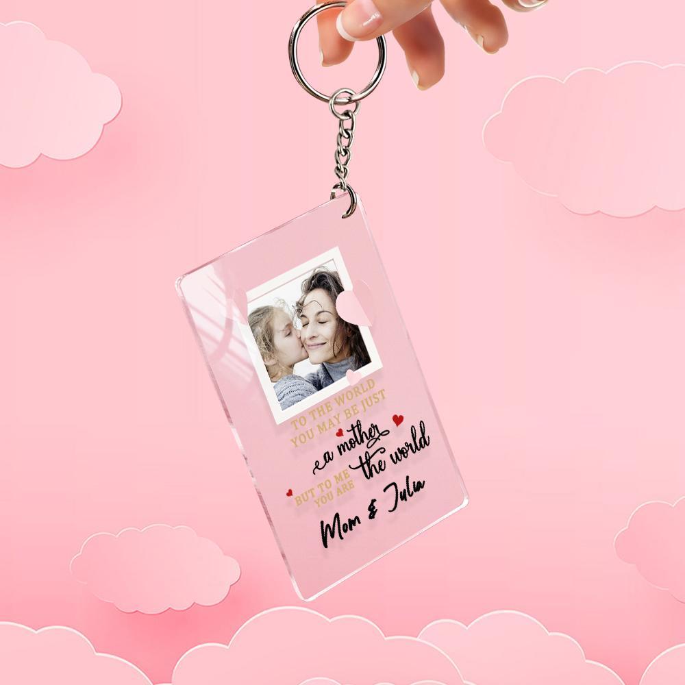 Mother's Day Gift Custom Photo Keychian/Plaque/Night Light For Mom - photowatch