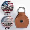 To My Son My Little Boy Yesterday American Flag Fist Bump - Personalized Custom Pocket Hug