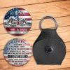 To My Son My Little Boy Yesterday American Flag Fist Bump - Personalized Custom Pocket Hug