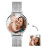 Men's Engraved Alloy Bracelet Photo Watch 40mm - photowatch