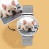 Custom Pet Photo Watch Engraved Alloy Bracelet Gift