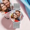 Custom Photo Watch Engraved Alloy Bracelet Creative Christmas Gift For Love