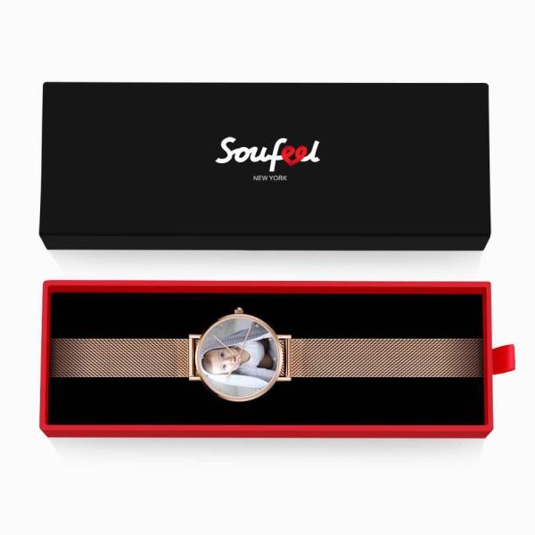 Custom Photo Watch Engraved Alloy Bracelet - photowatch