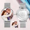 Custom Photo Watch Engraved Alloy Bracelet - photowatch