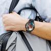 Men's Engraved Black Alloy Bracelet Photo Watch 38mm - photowatch