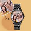 Custom Photo Watch Engraved Alloy Bracelet for Family
