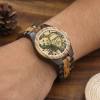 Men's Engraved Wooden Photo Watch Wooden Strap 45mm - photowatch