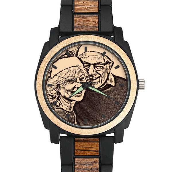 Gifts For Dad Personalized Photo Watch Engraved Watch Father's Day Gifts