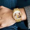 Custom Engraved Photo Watch Personalized Engraved Picture Watch Father's Day Gifts For Dad - photowatch