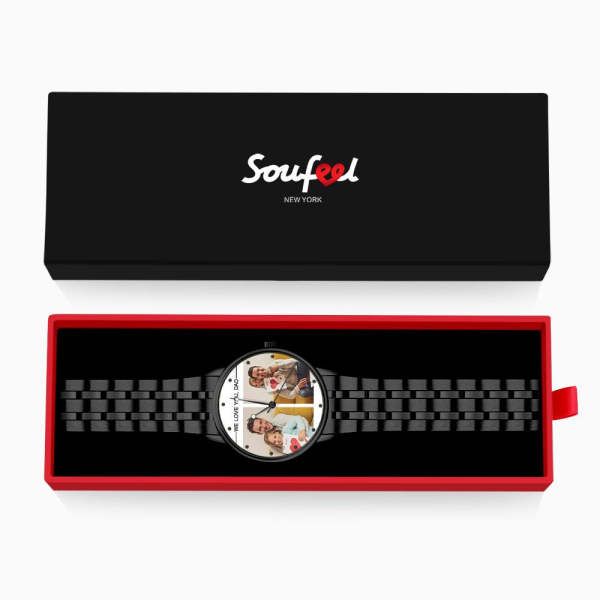 Custom Engraved Photo Watch Personalized Engraved Picture Watch Father's Day Gifts For Dad - photowatch