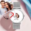 Splicing Red Heart Photo Watch Romantic Valentine's Day Gifts For Coup