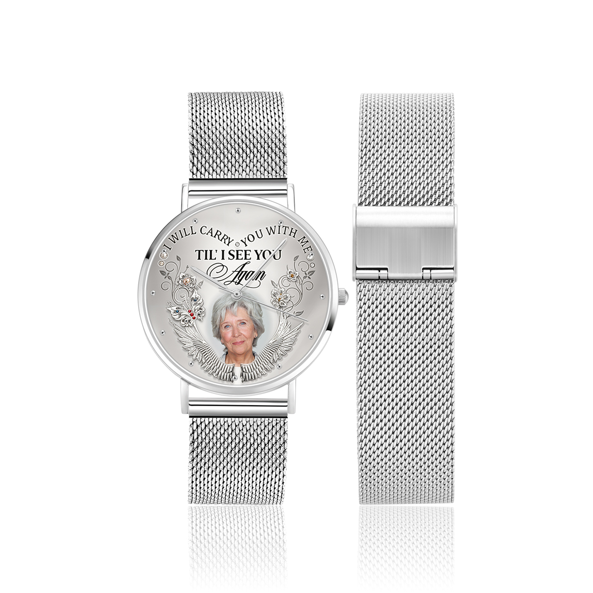 Custom Photo Memorial Watch Commemorate Gifts - soufeelus