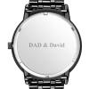 Engraved Men's Black Alloy Bracelet Photo Watch I'm Always With You Memorial Gift For Him - soufeelus